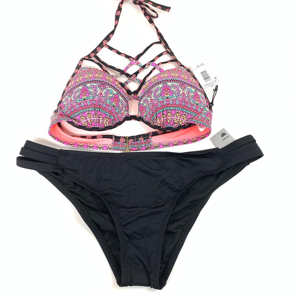 NEW NWT Shade & Shore Mossimo Bikini Set Top 34B